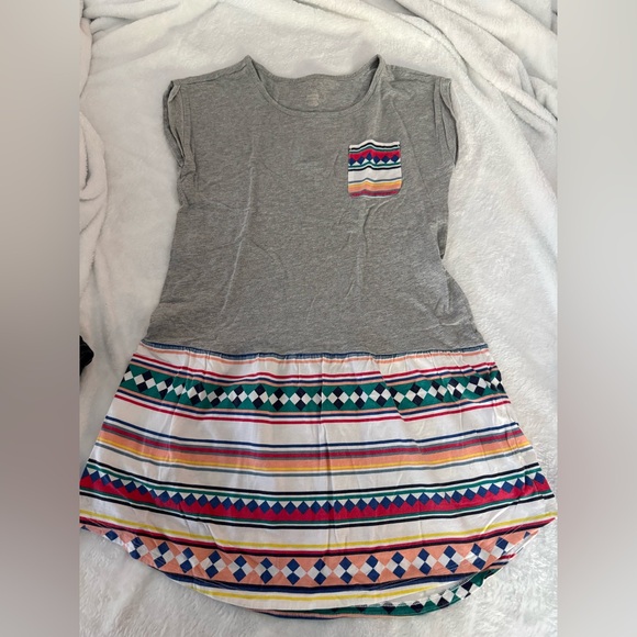 Tea Collection Other - Tea Collection Girls Osceola Striped Patchwork Native Seminole Dress 14